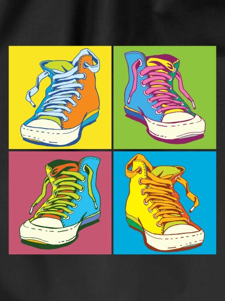 Andy Warhol Pop-Art Schuhe