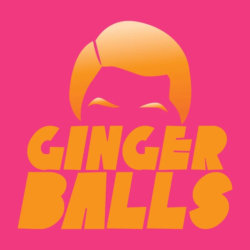 Ingwerkugeln mit dem lodernden roten Haar