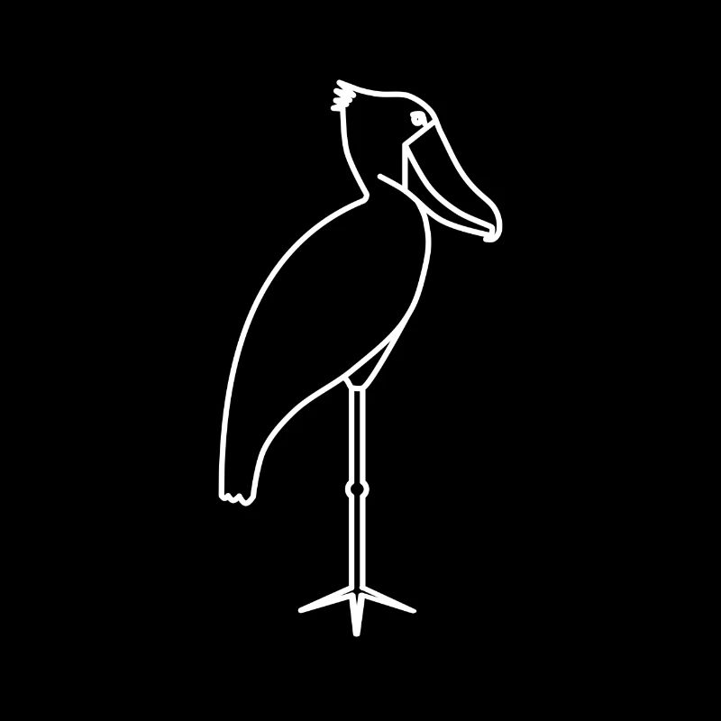 Bala the Shoebill - White