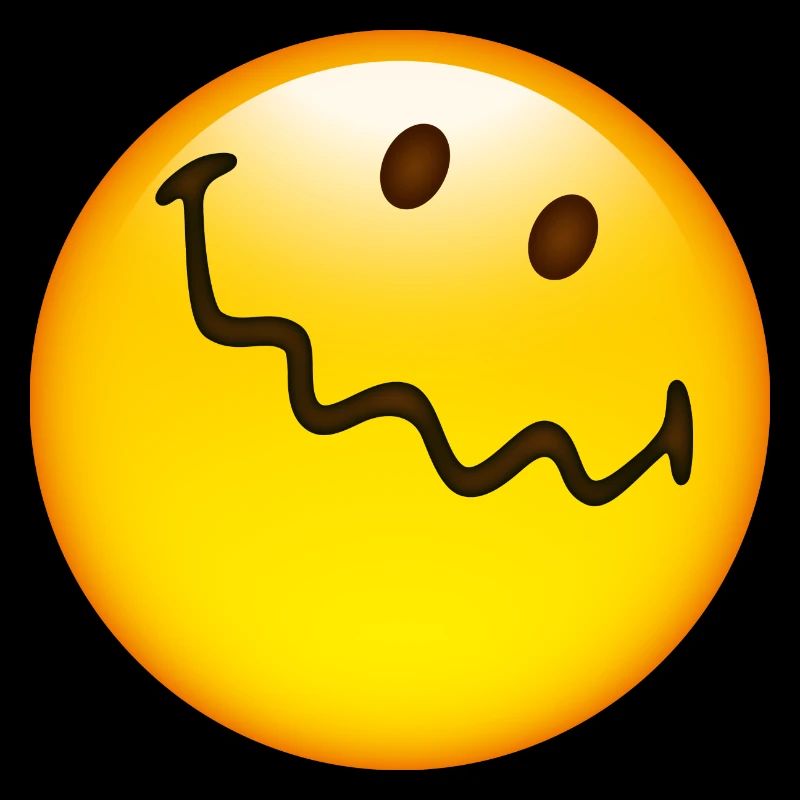 Smiley Glossy Uncertain