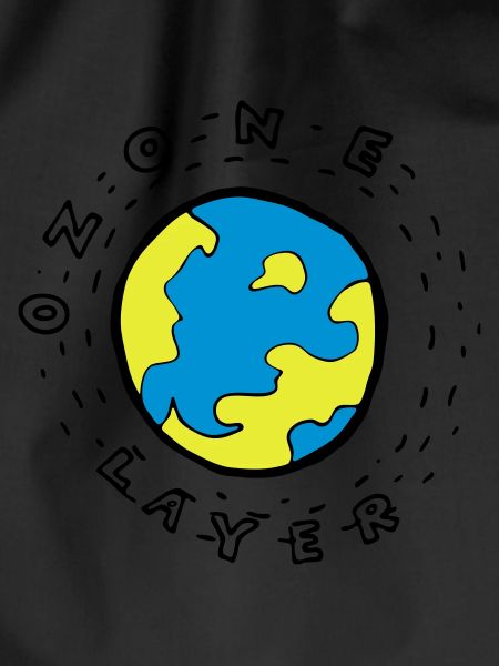 Earth's Ozone Layer Drawing