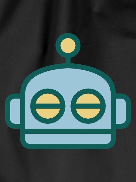 Cartoon Robot Face