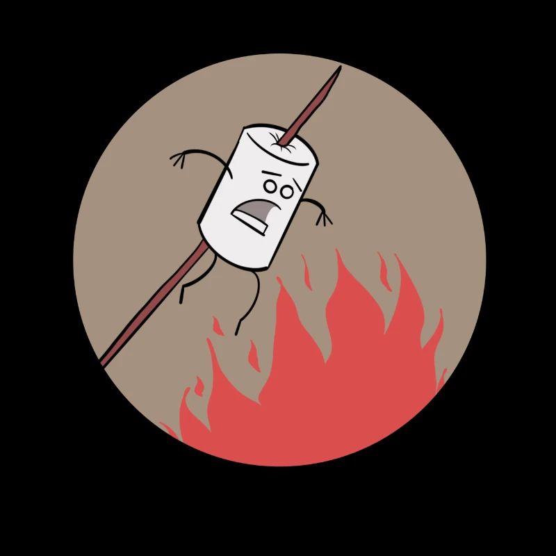 Marshmallow On Fire
