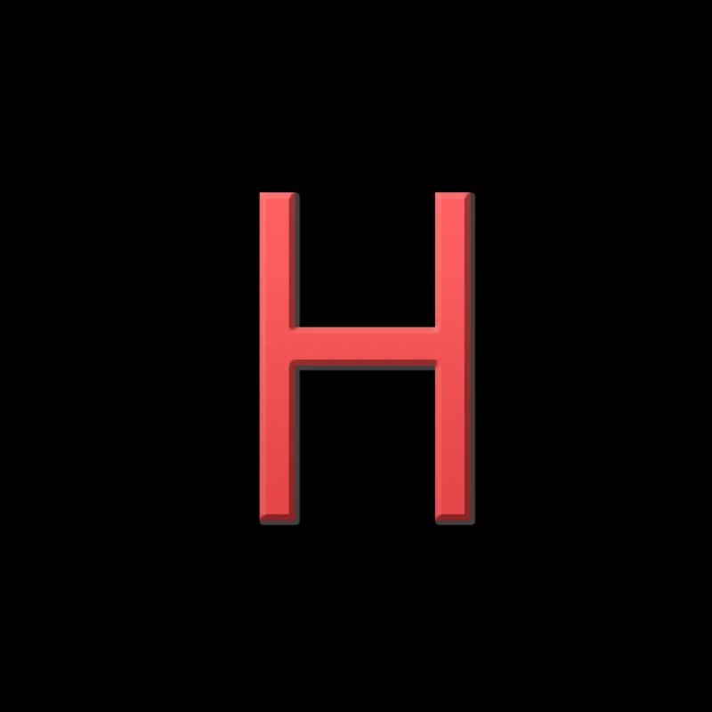 H - Buchstabe
