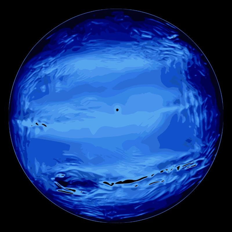 Neptune Planet beautiful representation