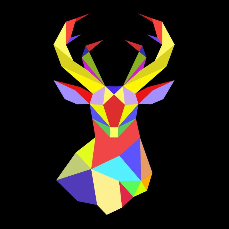 geometric deer
