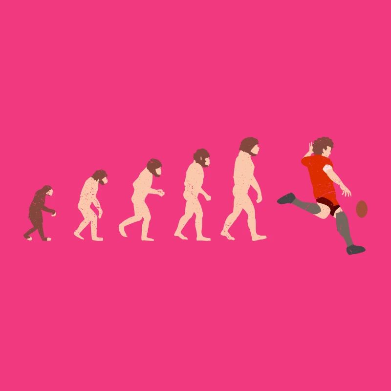 Evolution Rugby Drôle d’idée cadeau