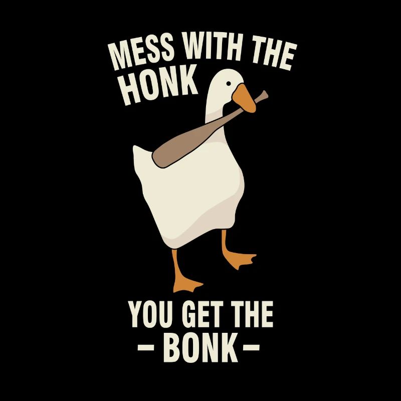 Honk brutal duck with baseball bat