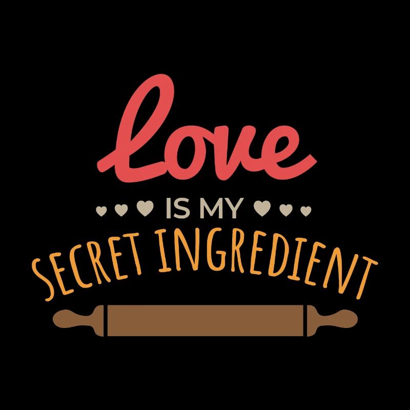 Kochen Love is my secret ingredient Geschenkidee
