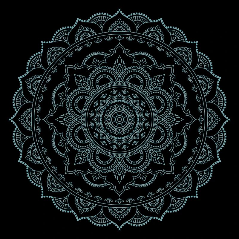 Mandala Ornament Mintgürn
