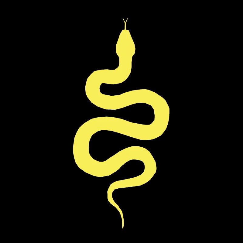 serpent jaune