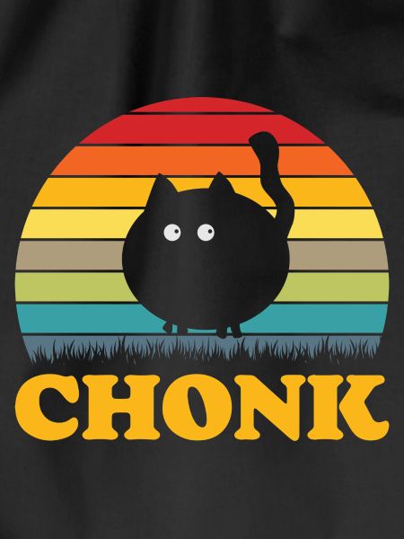Chonk black cat