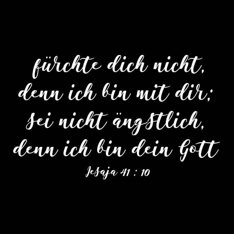 Fürchte dich nicht Bibelvers