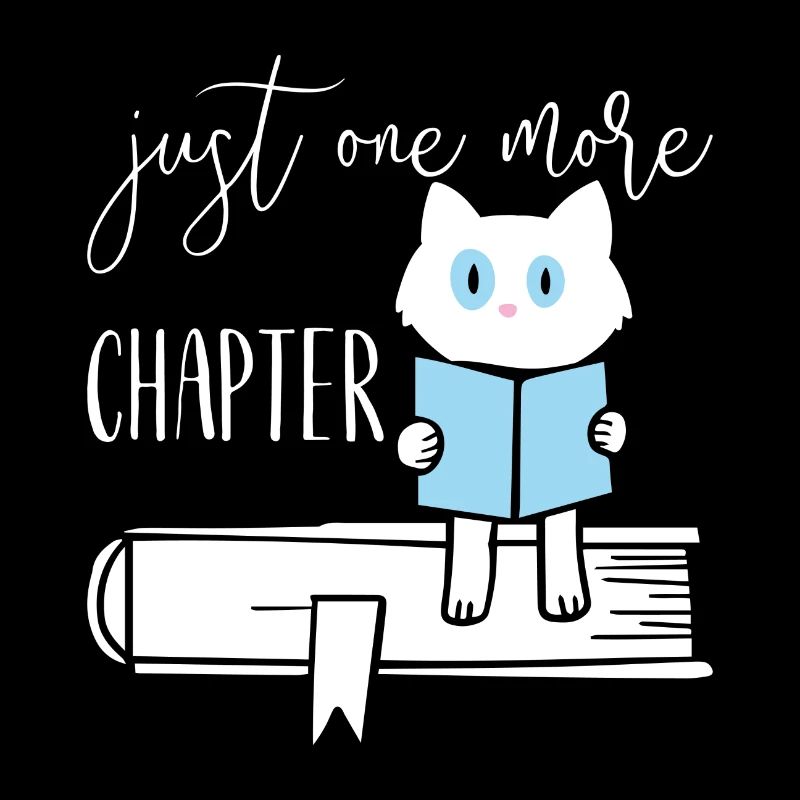 Just one more chapter Geschenk Katze Haustiere
