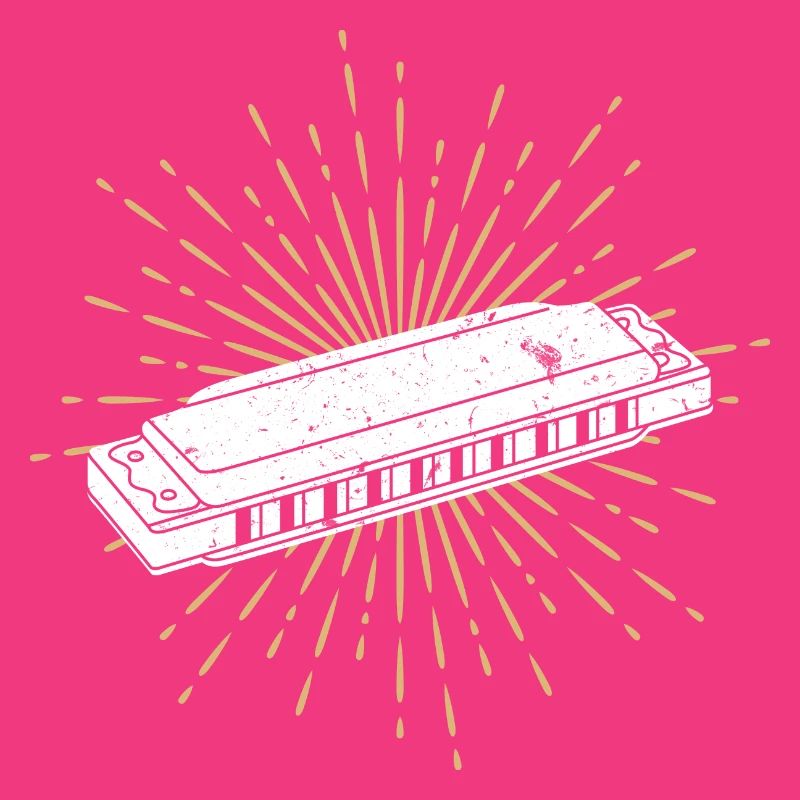 Harmonica Lover Harmonica Gift Mus