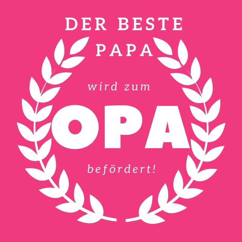 Der Beste Papa wird zum Opa befördert Geschenkidee