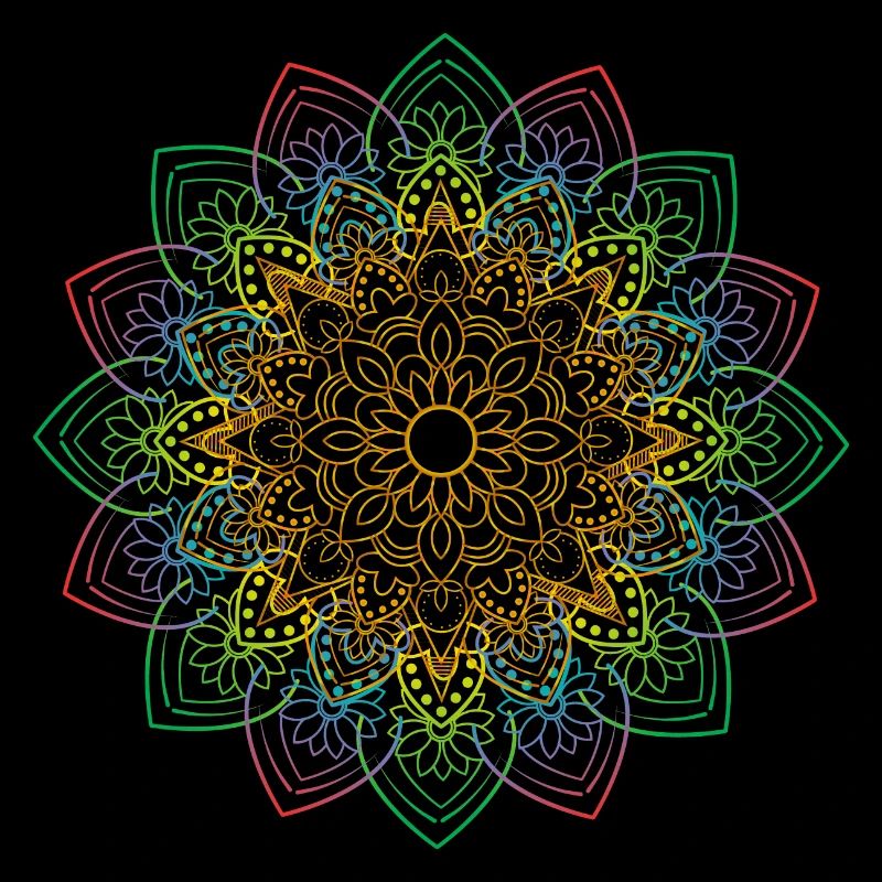 Mandala bunt by the Manzanita`s