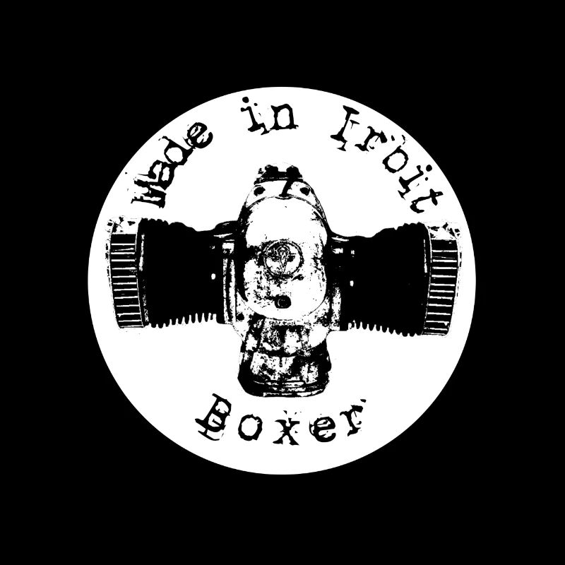 Boxermotor Made in Irbit weiss