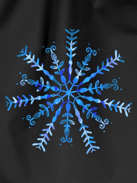 Kristall-Schneeflocke