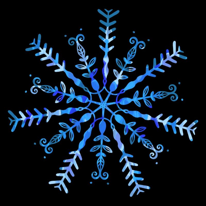 Flocon de neige en cristal