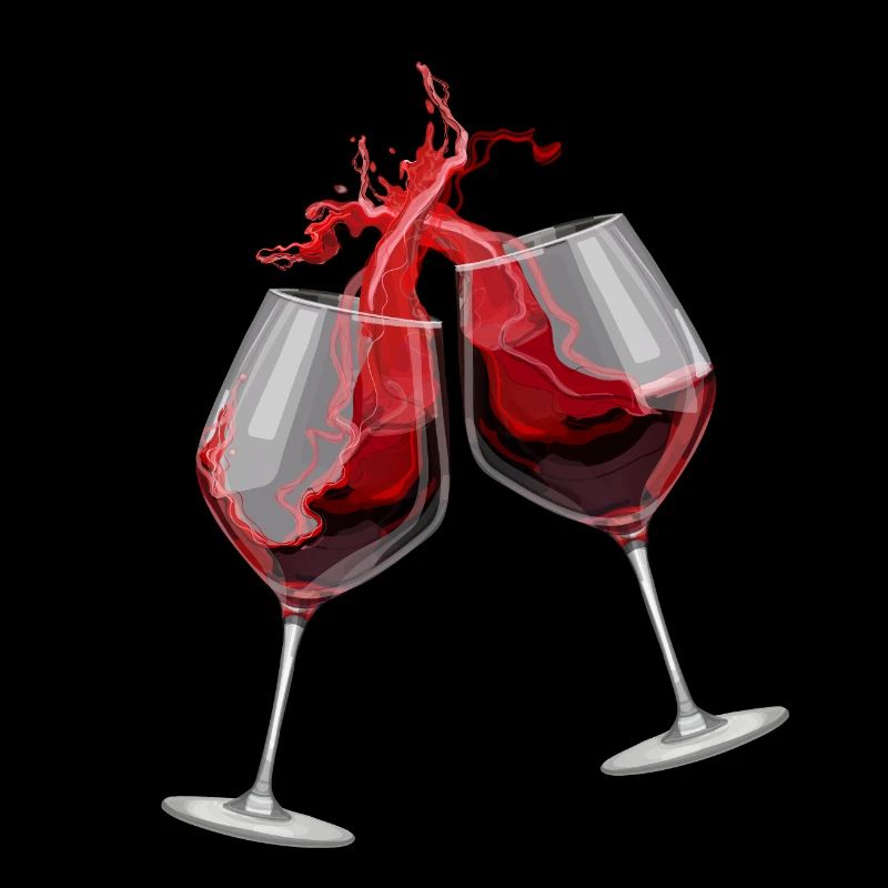 Rotwein Gläser - Prost!