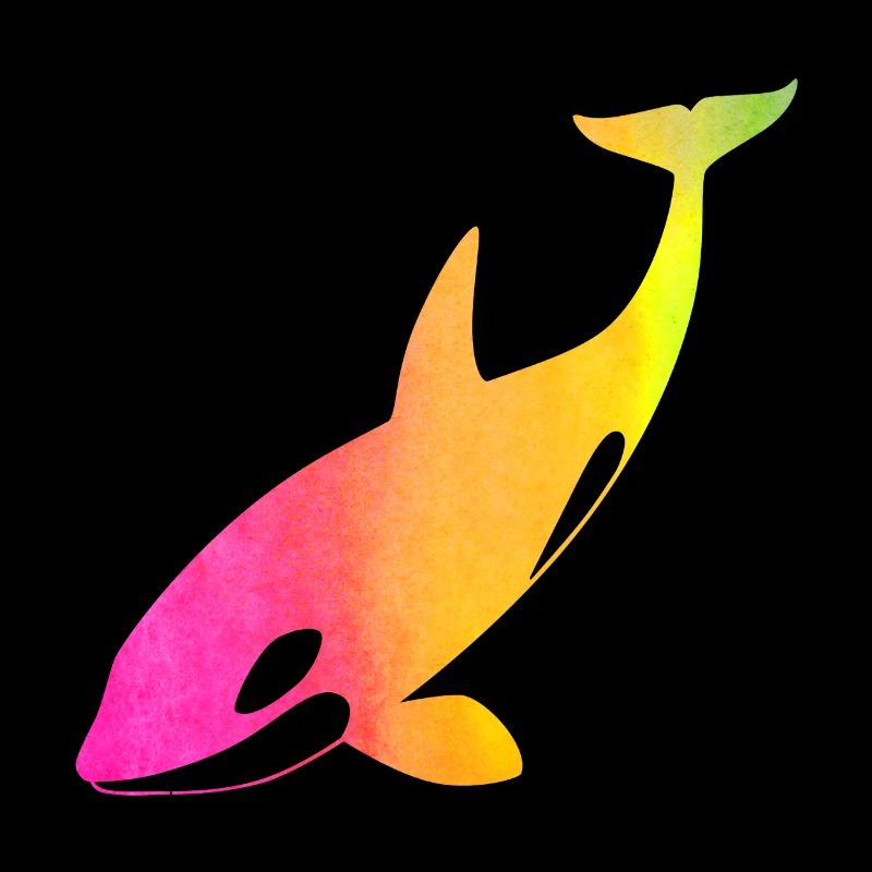 Regenbogen Orca