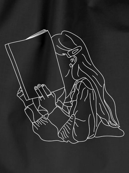 girl reading book