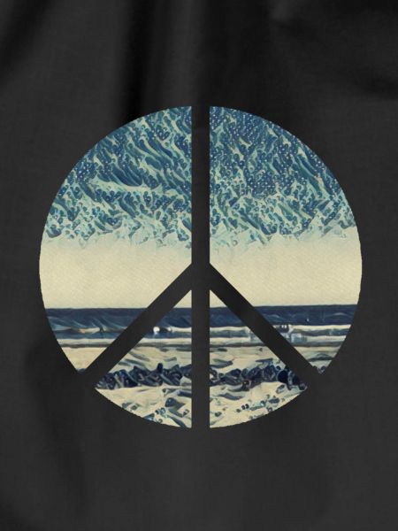 Peace Sign Ocean