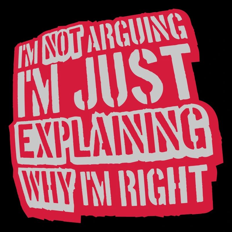I m not arguing