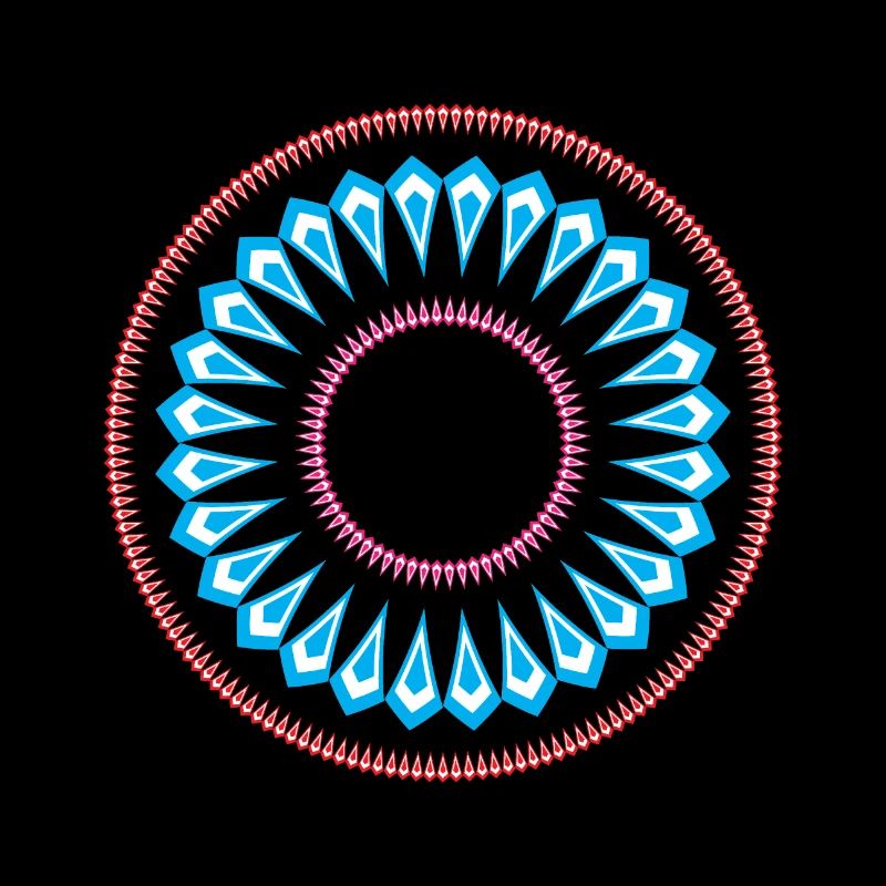 Motif de conception de mandala simple