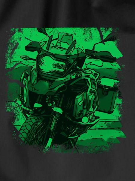 Motorrad GS black grün