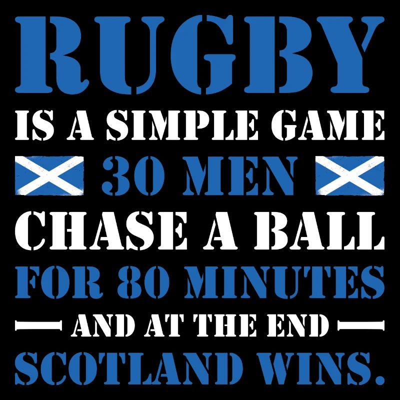 Le rugby est un jeu simple Scotland Rugby