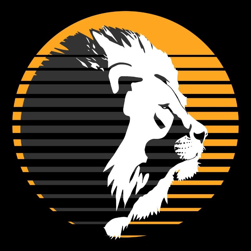 Lion face.