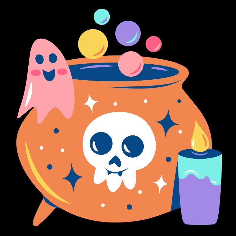Cute Halloween Cauldron