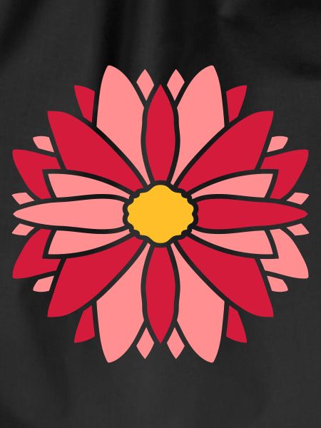Red Pretty Flower Design
