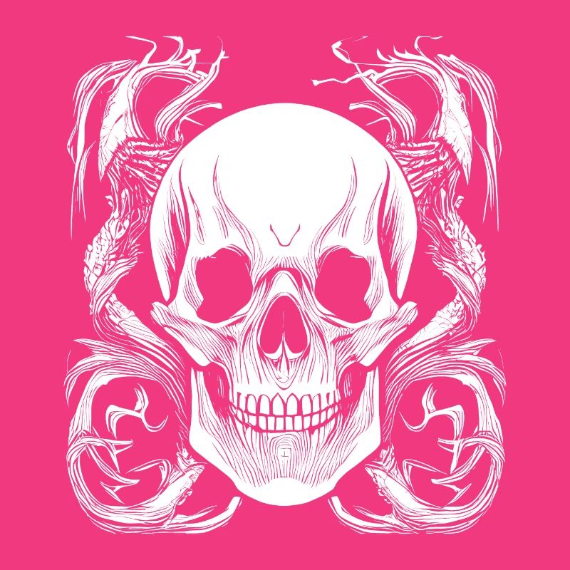 Halloween- oder Horror- Totenschädel