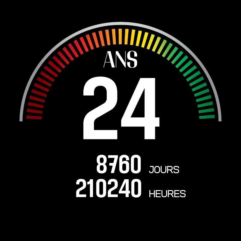 Anniversaire 24 ans Compteur