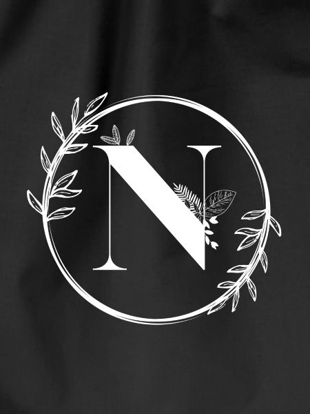 Letter N Floral