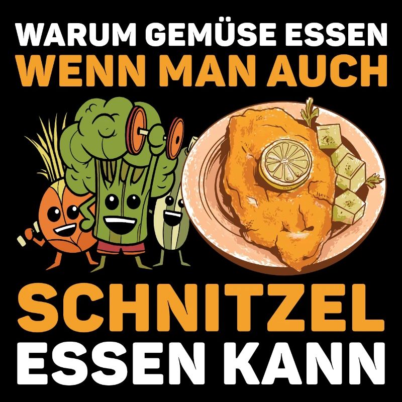 Schnitzel Warum Gemüse essen?