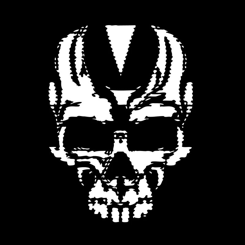 PlanetTechno ScanlineSkull1