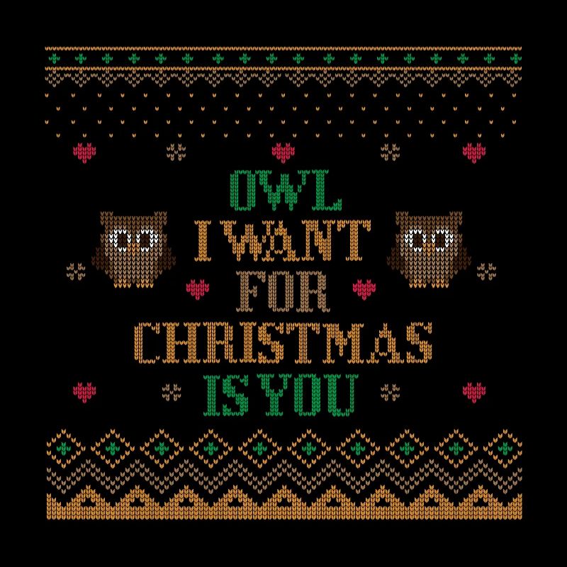 HIBOU JE VEUX POUR NOËL EST-CE MOCHE PULL