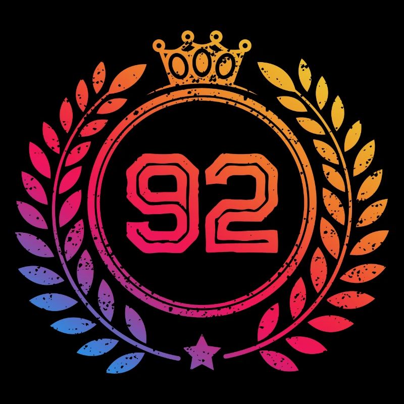 92 Zahl Kranz