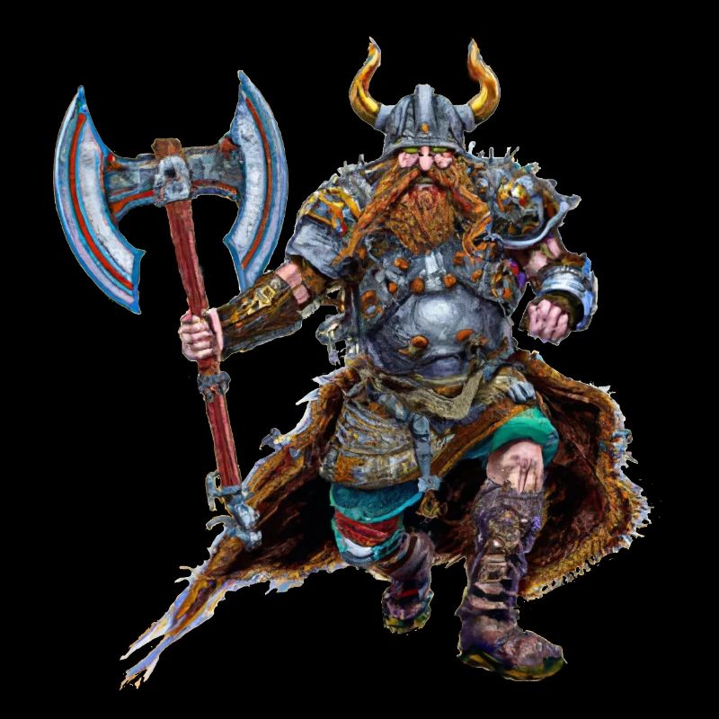 Viking going to battle