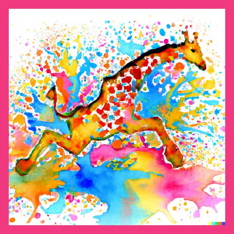Splashin' Giraffe