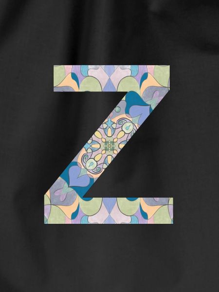 Letter Z in mandala
