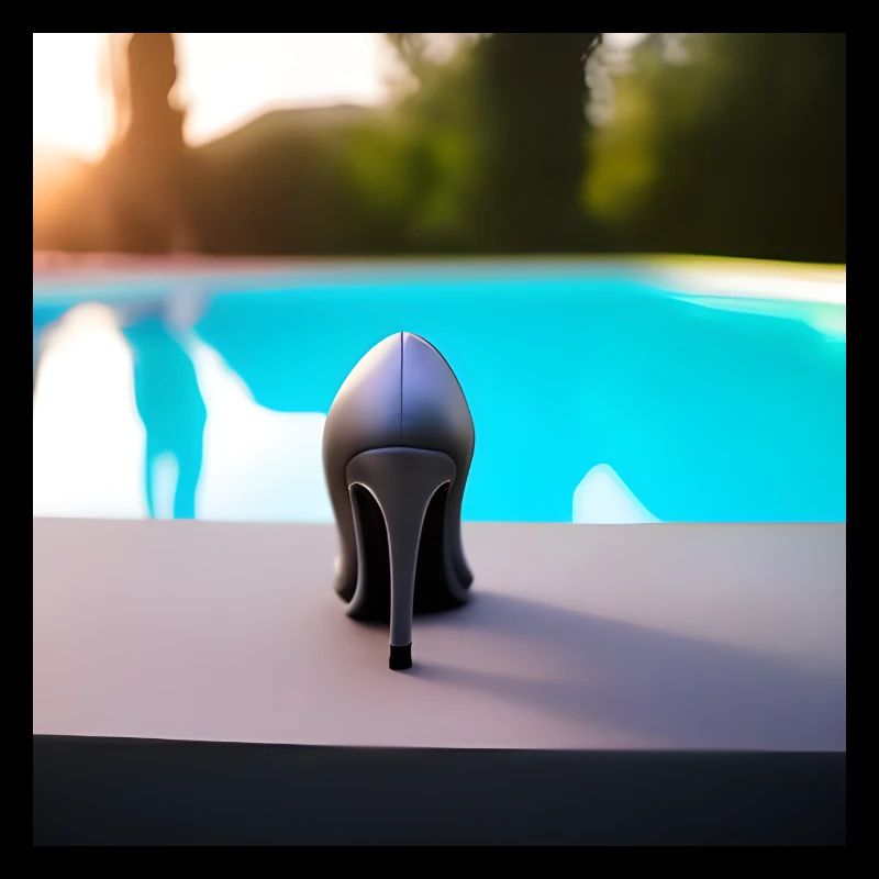 Highheel on the Poolside