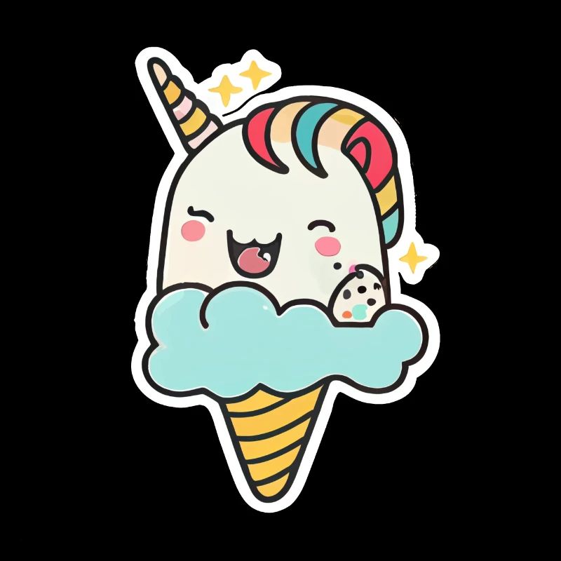 Einhorn-Eis-Freude