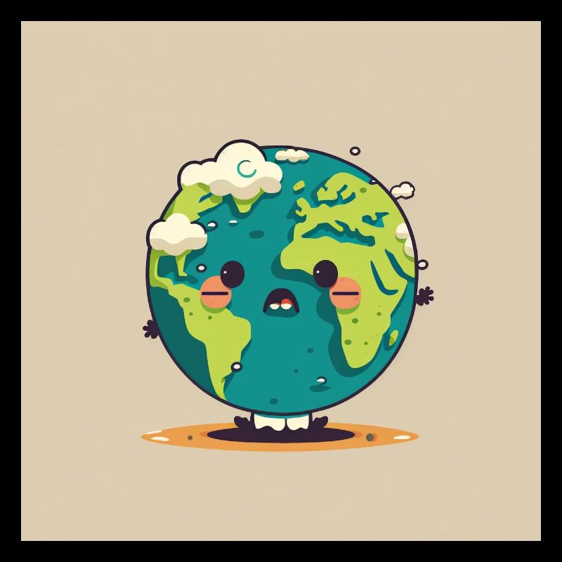 Ein niedlicher Planet Erde