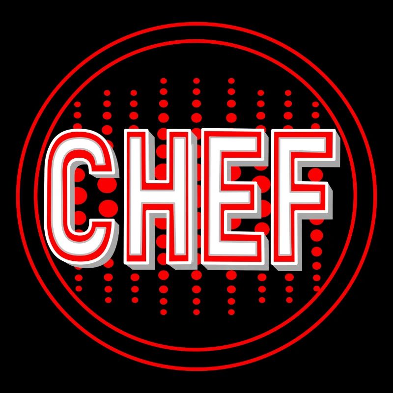 Chef with a beautiful background
