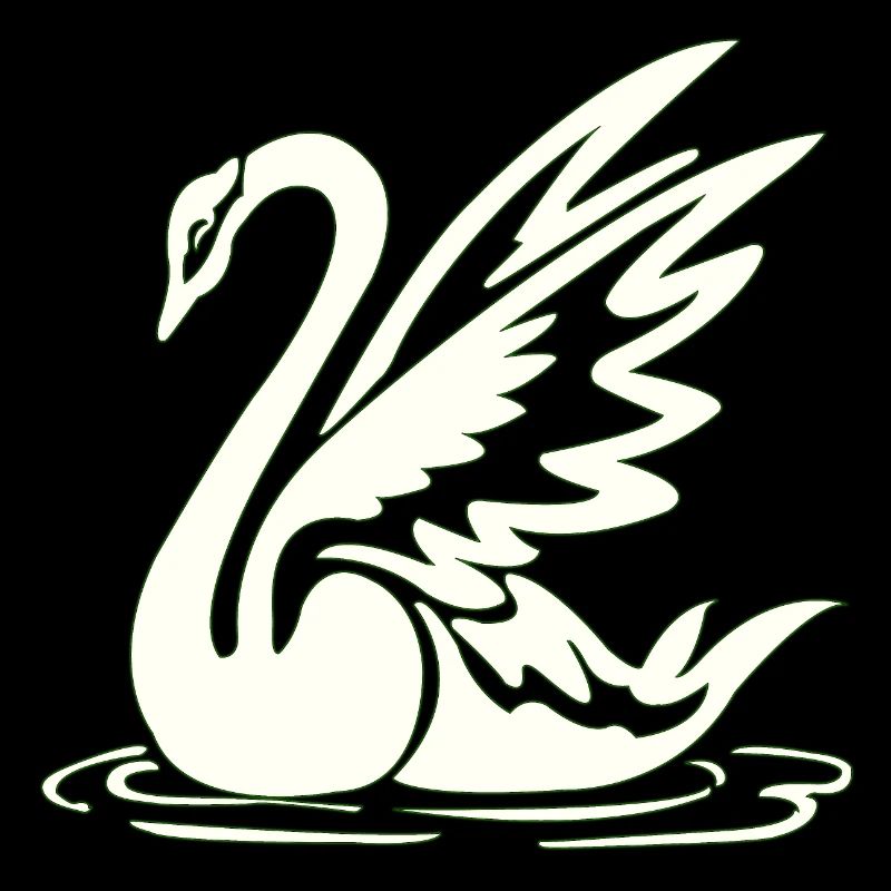 Tattoo Element Vektor Tattoo Body Art Schwan